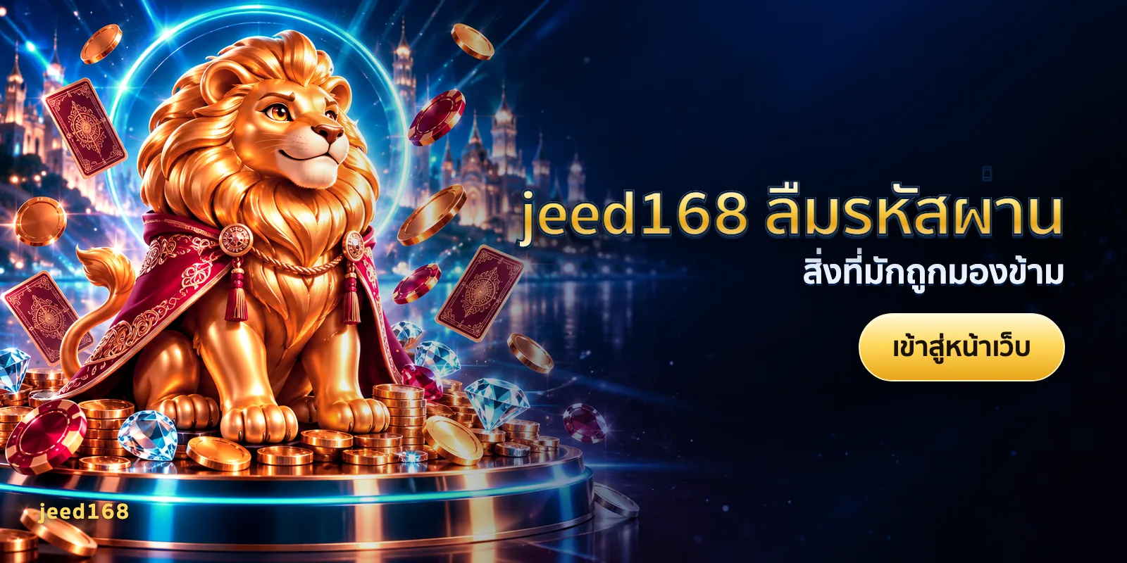 ภาพประกอบบทความ jeed168 ลืมรหัสผ่าน — สิ่งที่มักถูกมองข้าม