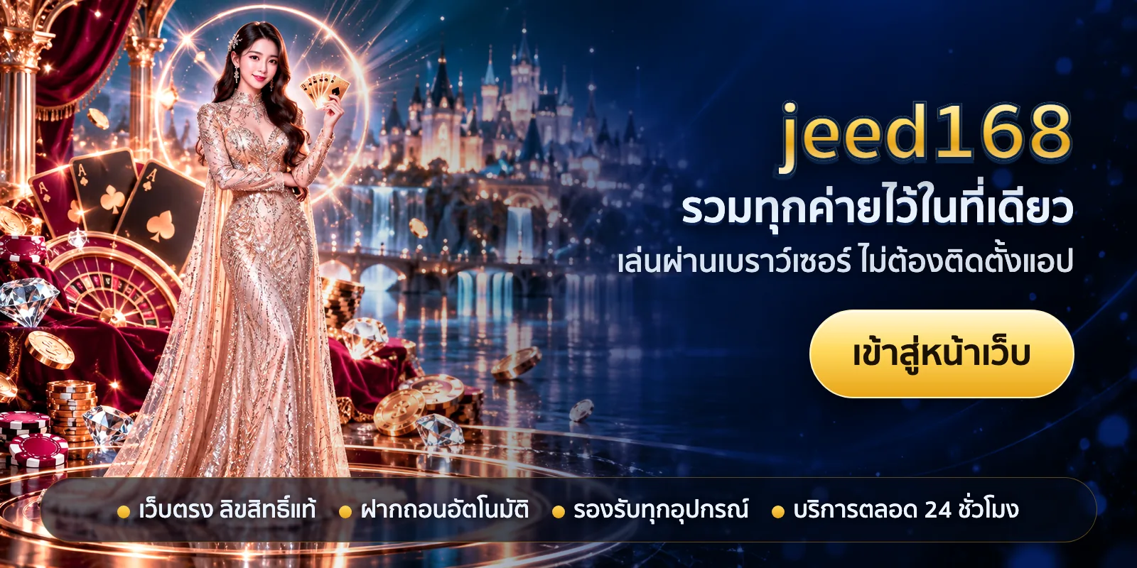 ภาพหัวเรื่องของ jeed168 ชุดที่ 1 — รวมทุกค่ายไว้ในที่เดียว